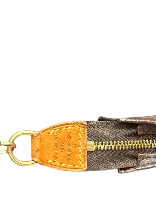 Louis Vuitton Pochette Accessoires Handtasche Baguette Monogram Braun