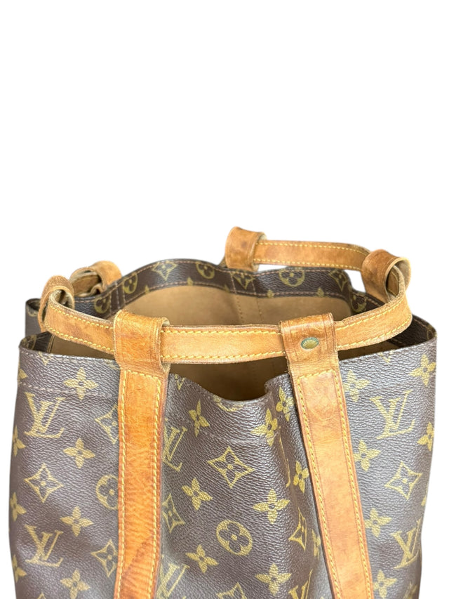 Louis Vuitton Randonnee GM Rucksack Tasche Monogram Braun
