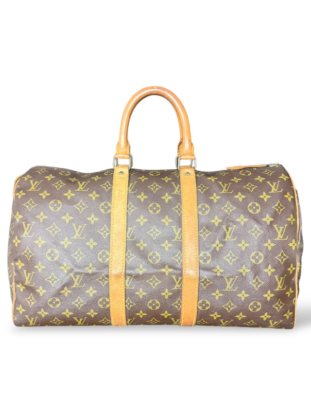 Louis Vuitton Keepall 45 Reisetasche Weekender Tasche Monogram Braun