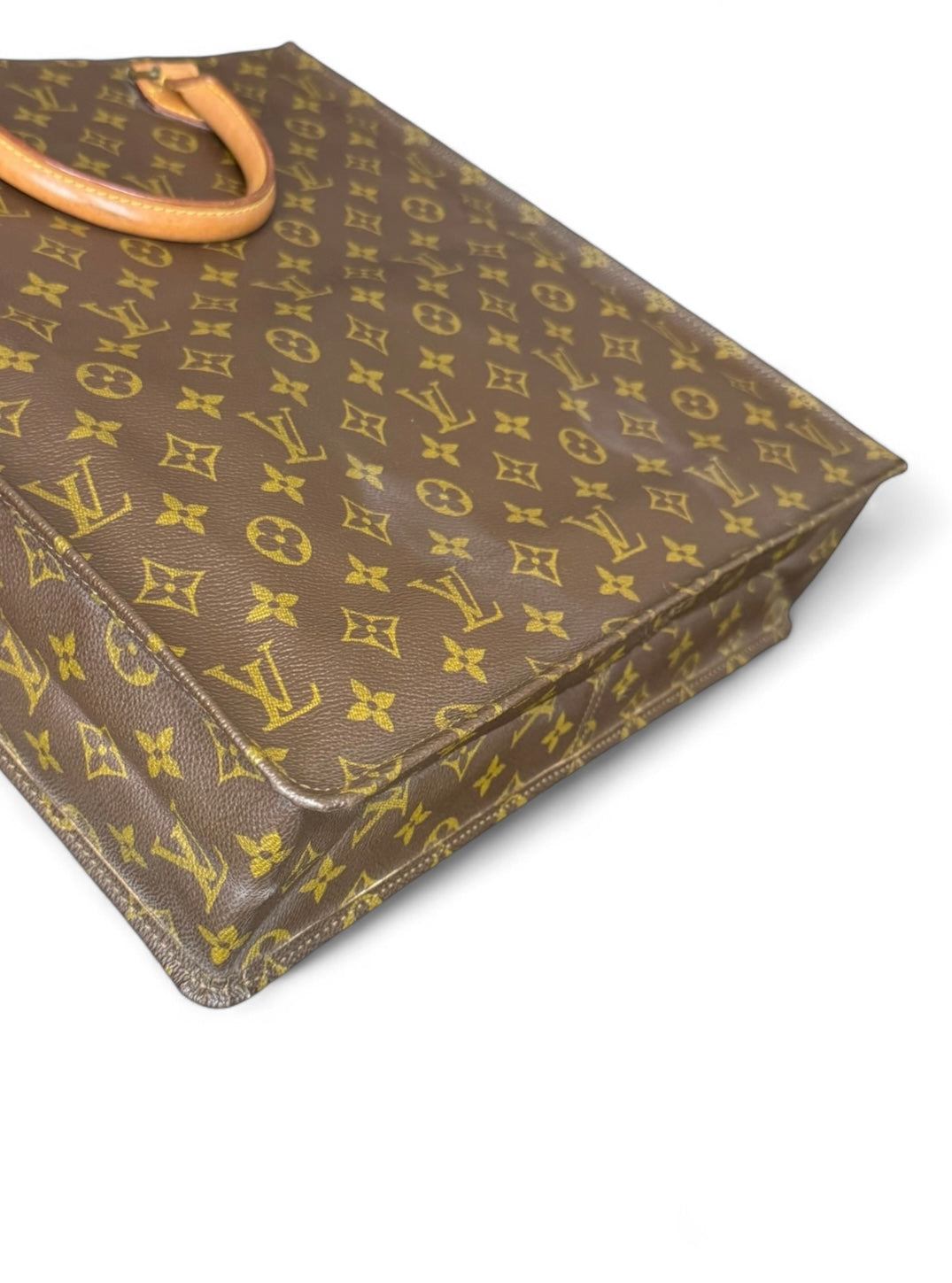 Louis Vuitton Sac Plat Handtasche Tote Bag Shopper Monogram Braun