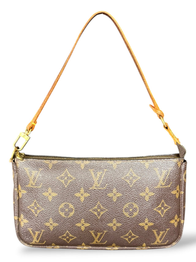 Louis Vuitton Pochette Accessoires Handtasche Monogram Braun