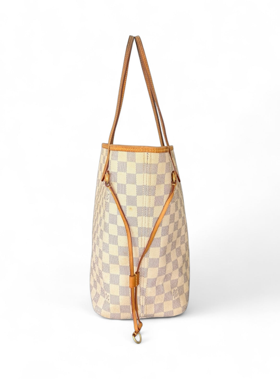 Louis Vuitton Neverfull MM Handtasche Shopper Damier Azur