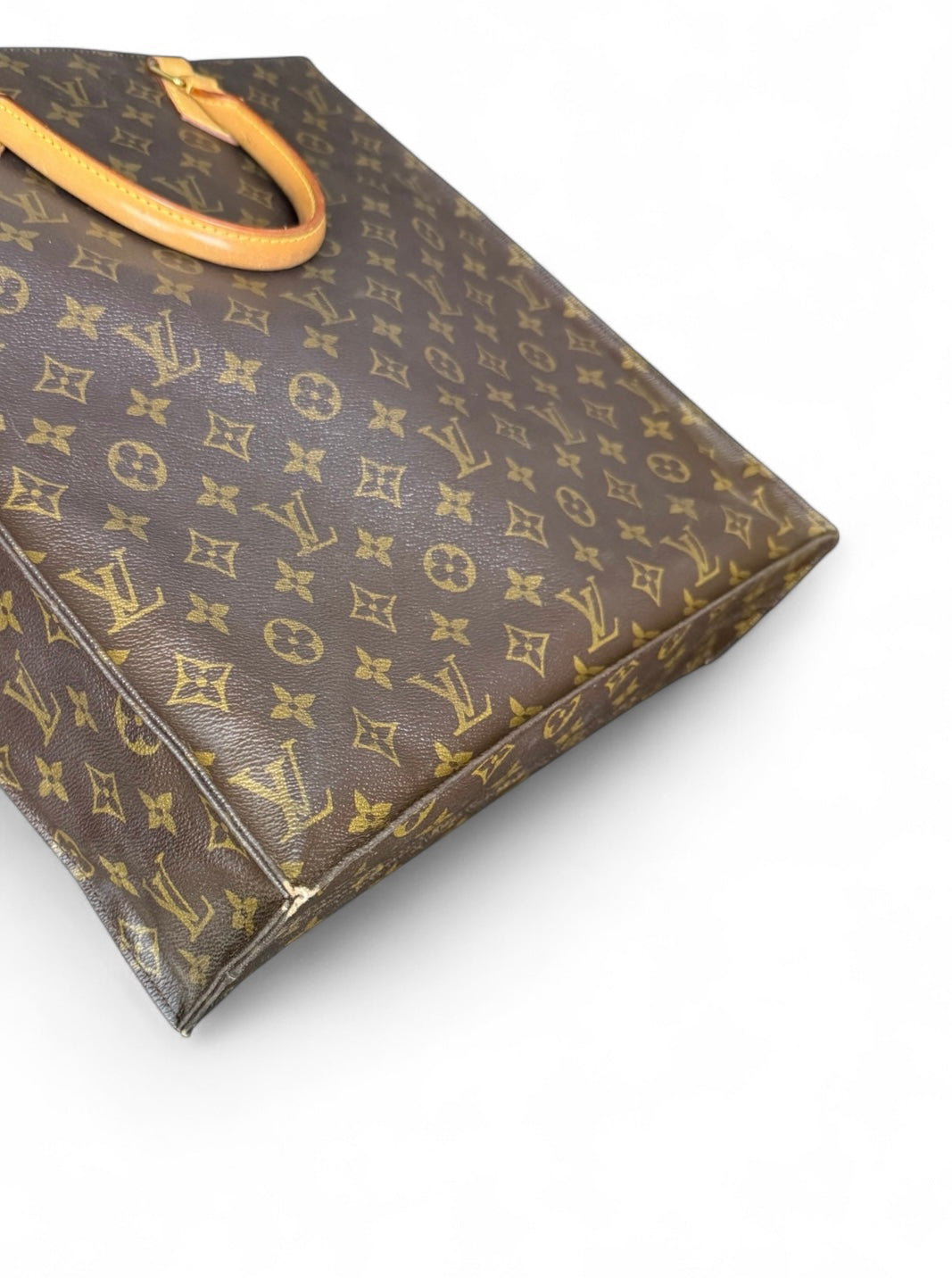 Louis Vuitton Sac Plat Handtasche Tote Bag Shopper Monogram Braun
