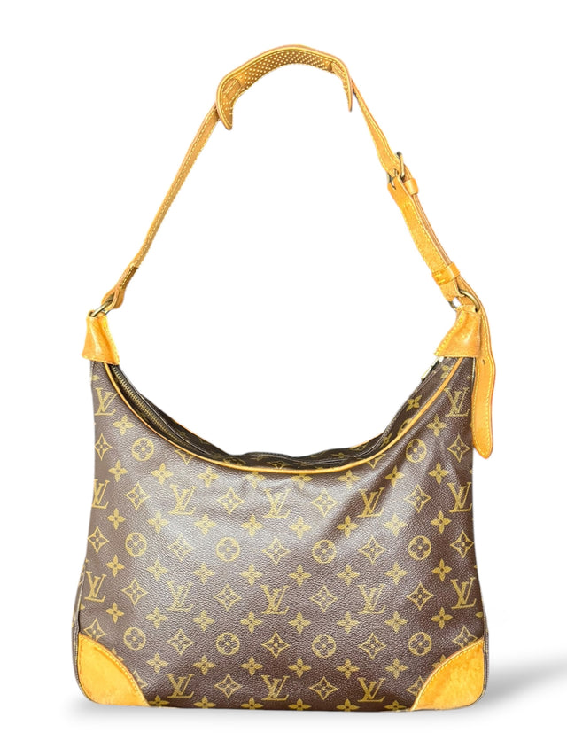 Louis Vuitton Boulogne 35 Handtasche Crossbody Monogram Braun