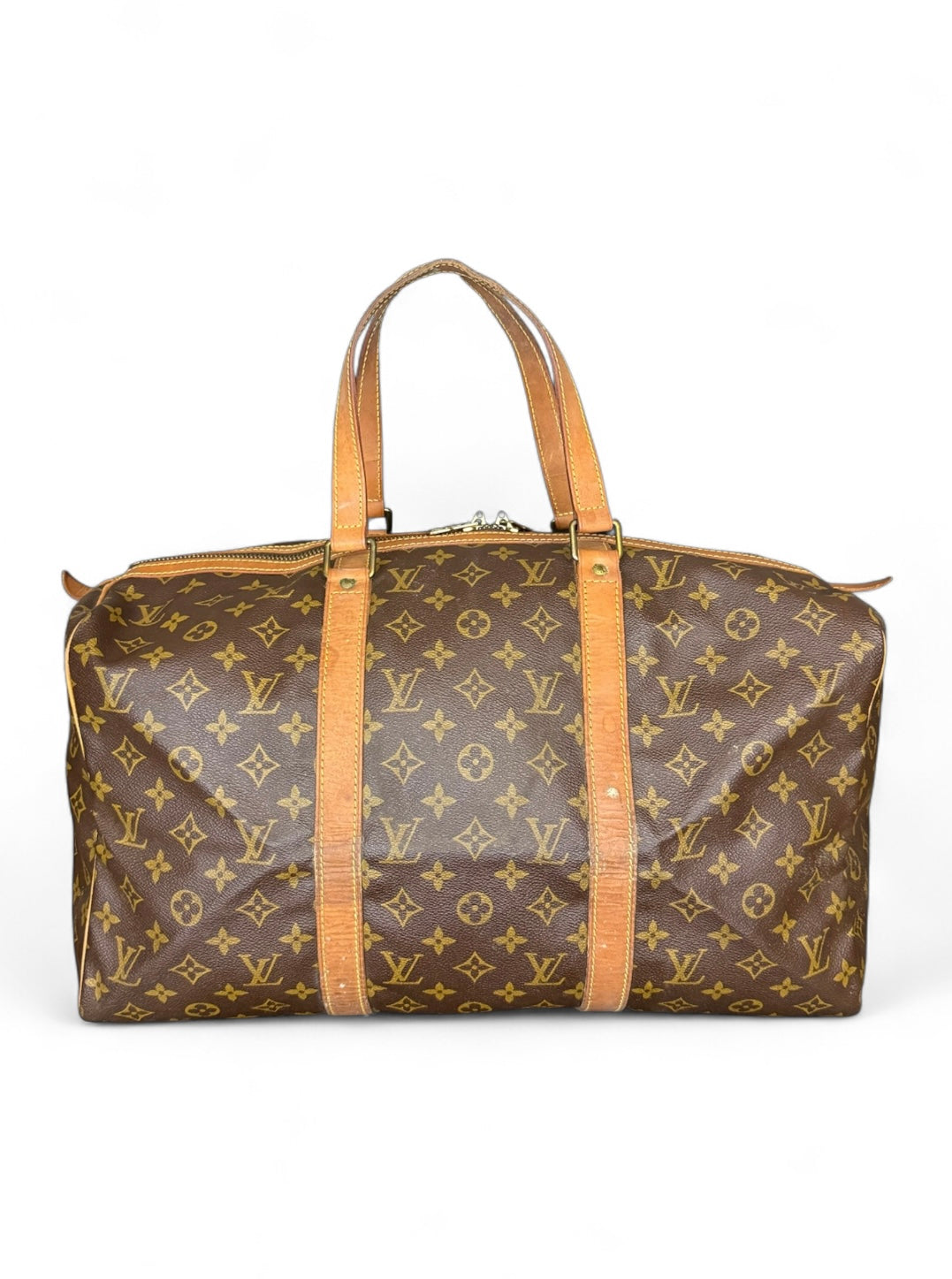 Louis Vuitton Sac Souple 45 Reisetasche Weekender Keepall Monogram Braun