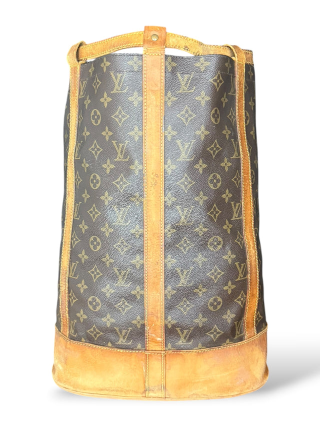 Louis Vuitton Randonnee GM Rucksack Tasche Monogram Braun