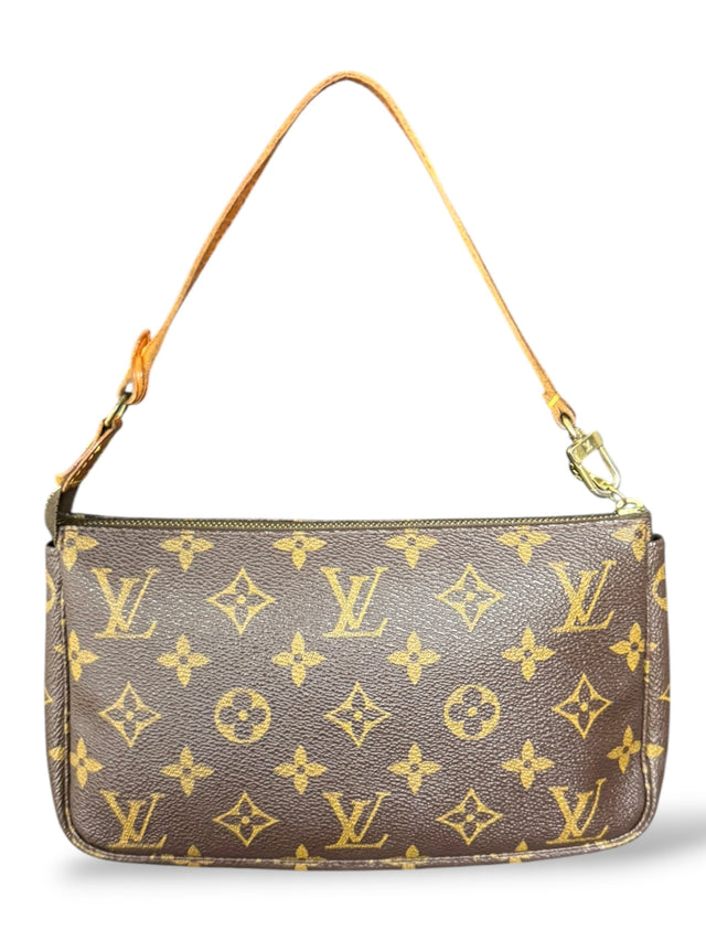 Louis Vuitton Pochette Accessoires Handtasche Monogram Braun