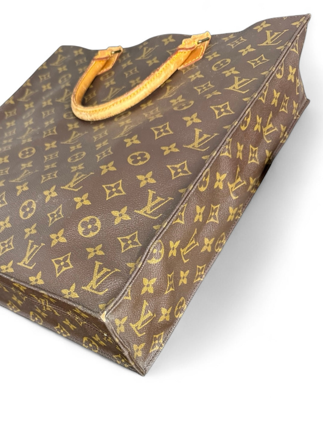 Louis Vuitton Sac Plat Handtasche Tote Bag Shopper Monogram Braun