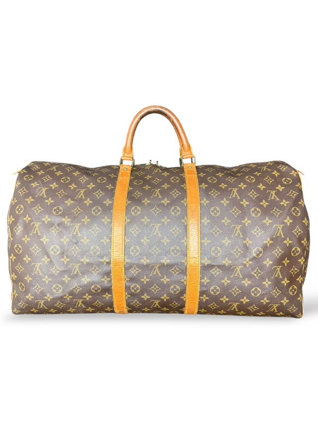 Louis Vuitton Keepall 60 Reisetasche Weekender Tasche Monogram Braun