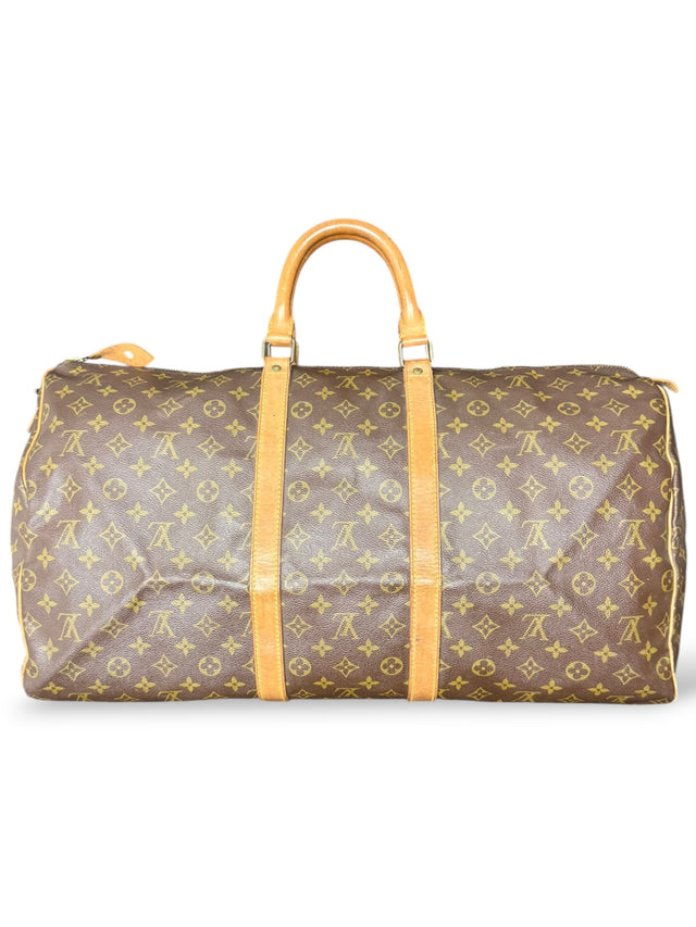 Louis Vuitton Keepall 55 Reisetasche Weekender Tasche Monogram Braun