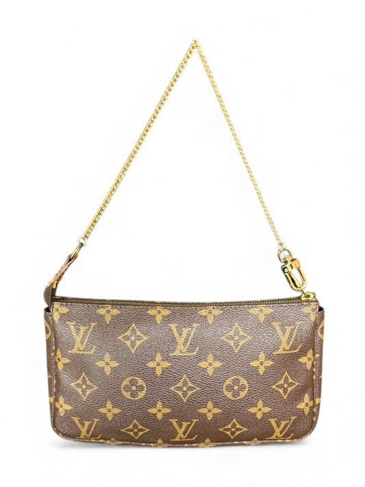 Louis Vuitton Pochette Accessoires Handtasche Monogram Braun
