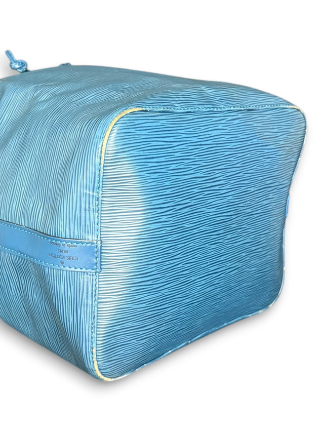 Louis Vuitton Sac Noe Petit Handtasche Epi Leder Blau