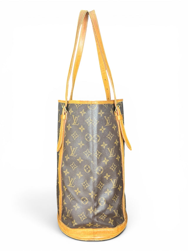 Louis Vuitton Bucket GM Handtasche Shopper Monogram Braun