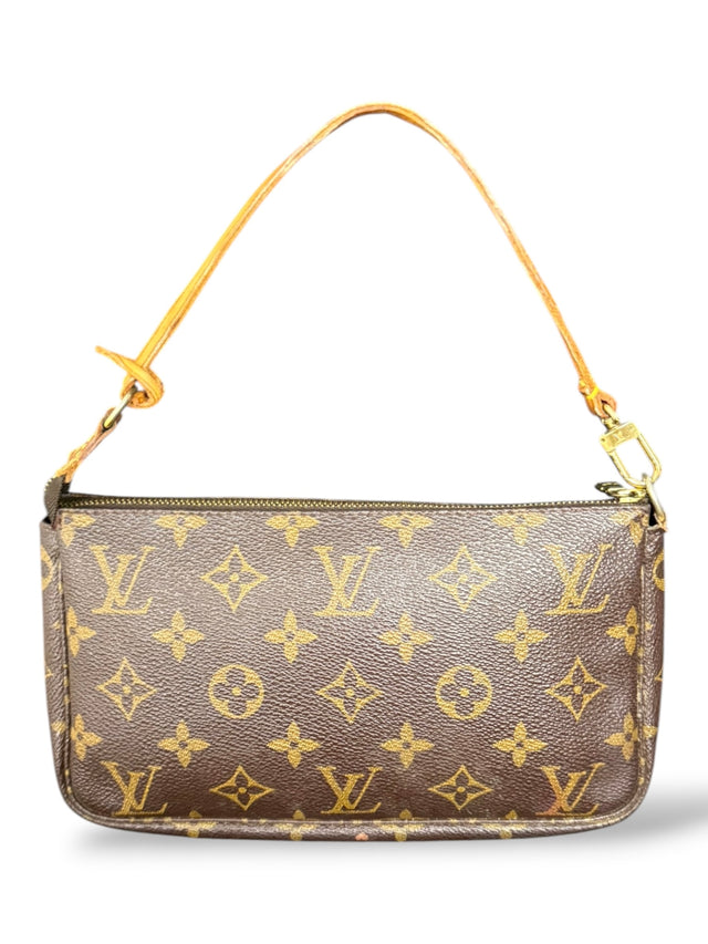 Louis Vuitton Pochette Accessoires Handtasche Monogram Braun