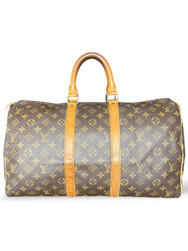 Louis Vuitton Keepall 45 Reisetasche Weekender Tasche Monogram Braun