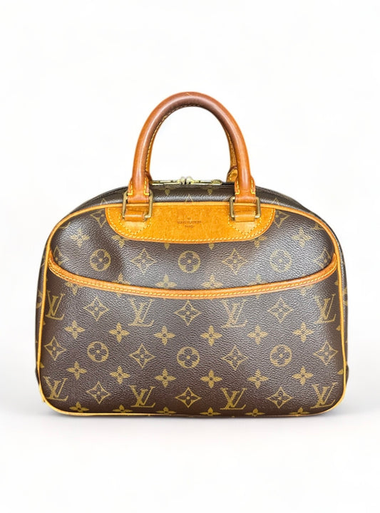 Louis Vuitton Deauville Mini Handtasche Monogram Braun