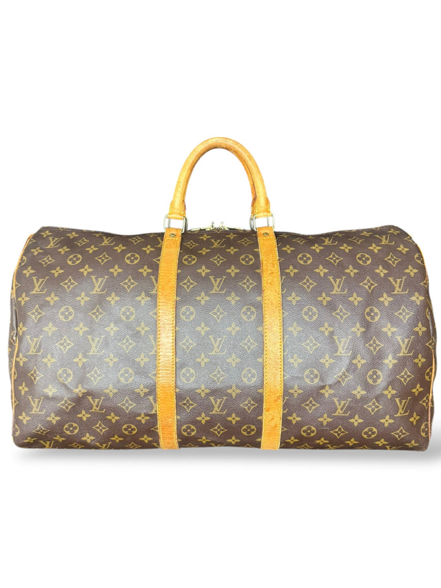 Louis Vuitton Keepall 55 Reisetasche Weekender Tasche Monogram Braun