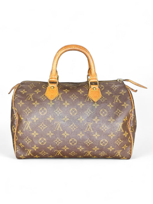 Louis Vuitton Speedy 30 Handtasche Monogram Braun