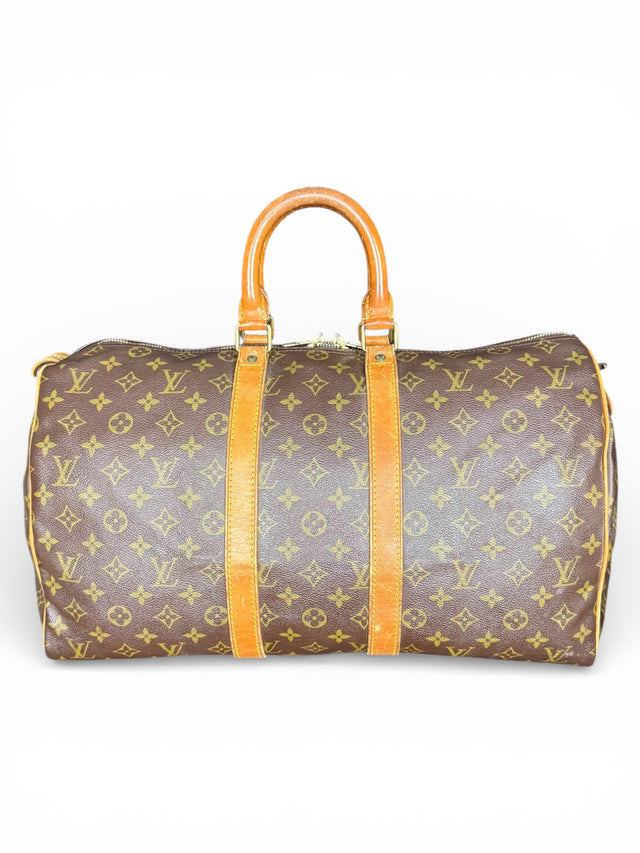 Louis Vuitton Keepall 45 Reisetasche Weekender Tasche Monogram Braun