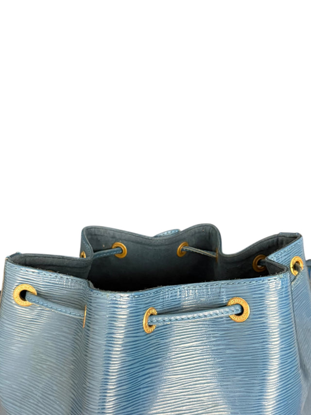Louis Vuitton Sac Noe Petit Handtasche Epi Leder Blau
