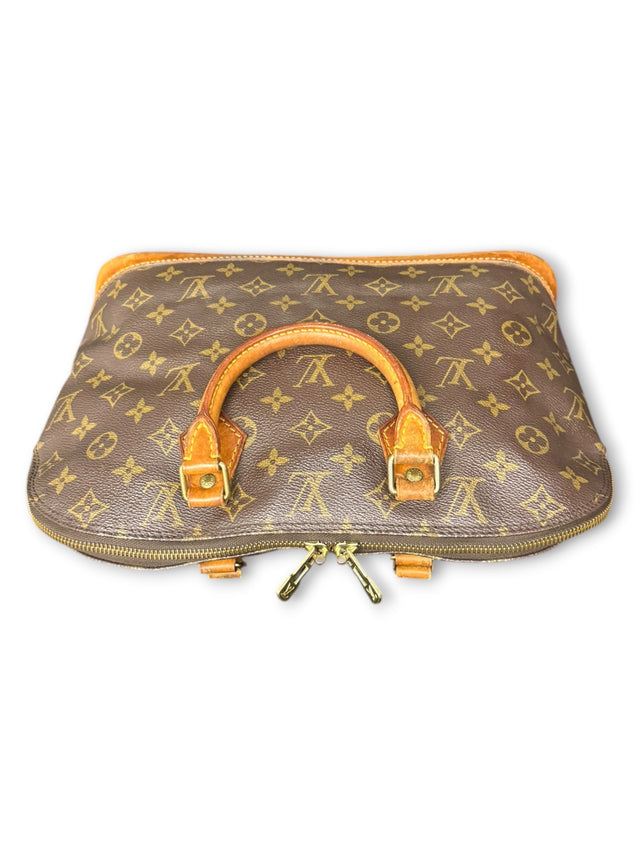 Louis Vuitton Alma Handtasche Tasche Monogram Braun