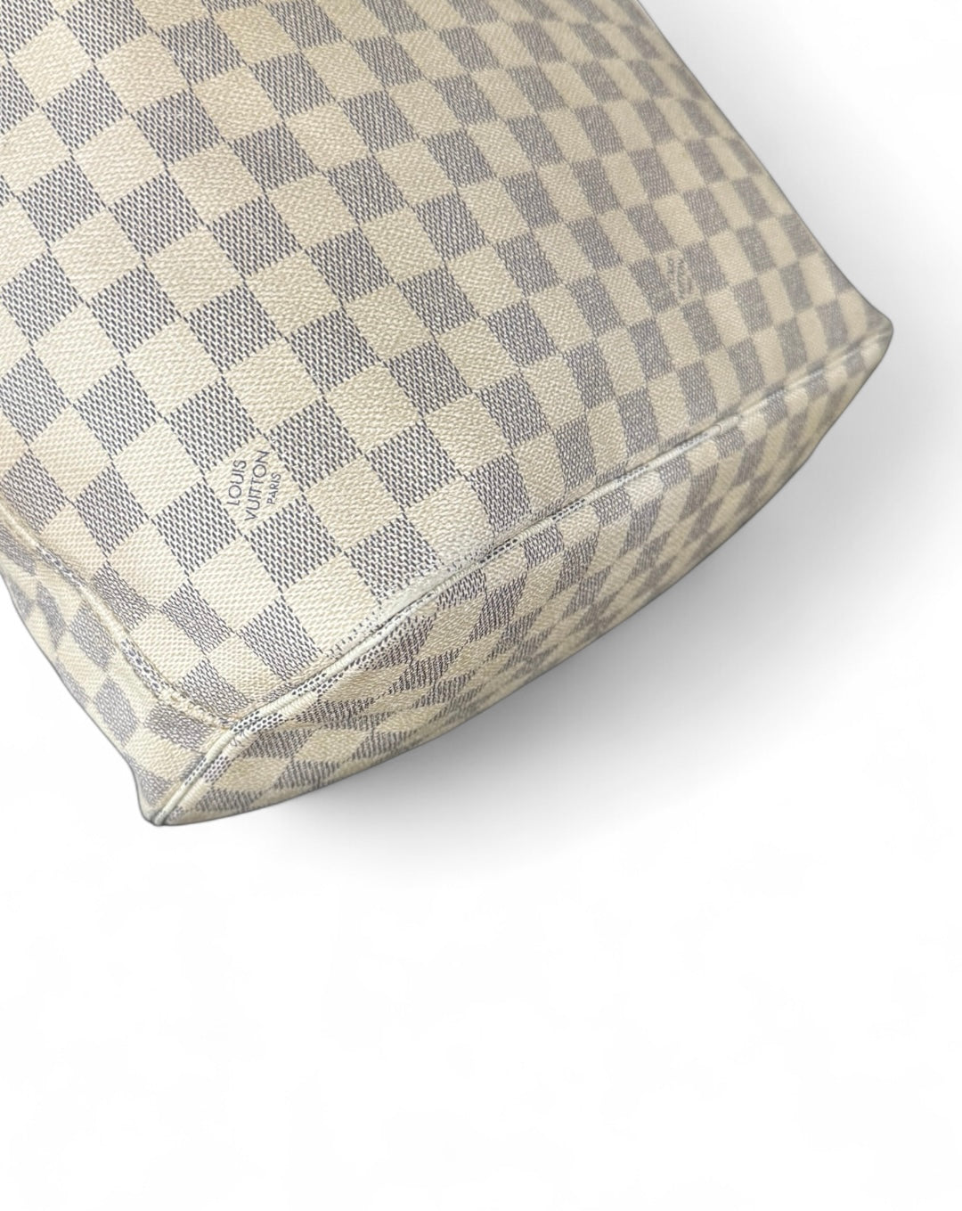 Louis Vuitton Neverfull MM Handtasche Shopper Damier Azur