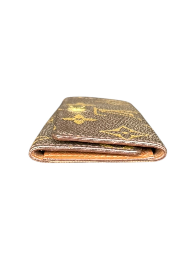 Louis Vuitton Schlüsseletui Monogram Braun 4 Schlüssel Keyholder