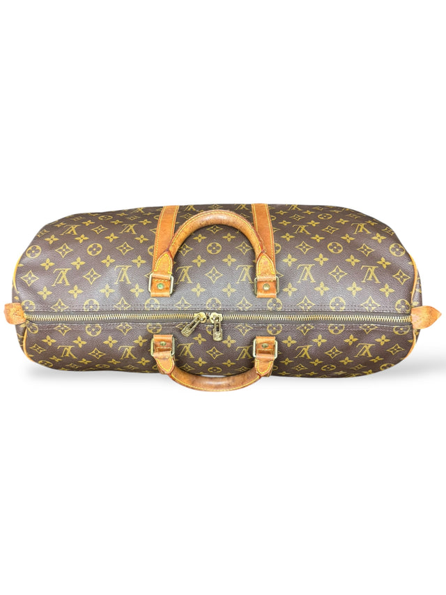 Louis Vuitton Keepall 50 Reisetasche Weekender Tasche Monogram Braun