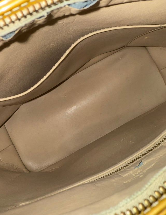 Louis Vuitton Houston Handtasche Vernis Monogram Gelb Gold