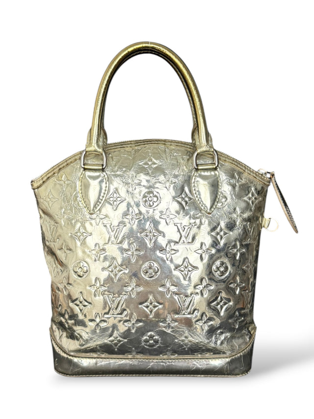 Louis Vuitton Lockit Mirror Miroir Monogram Silber Handtasche