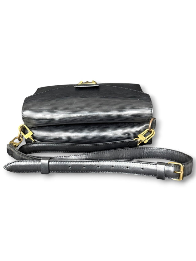 Louis Vuitton Monceau Metis Handtasche Crossbody Umhängetasche Epi Leder Schwarz