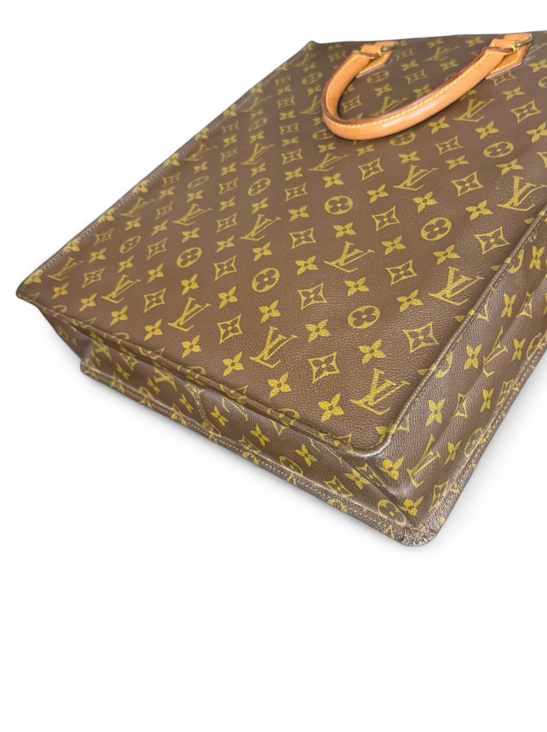 Louis Vuitton Sac Plat Handtasche Tote Bag Shopper Monogram Braun