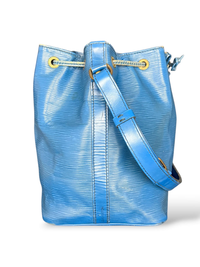 Louis Vuitton Sac Noe Petit Handtasche Epi Leder Blau