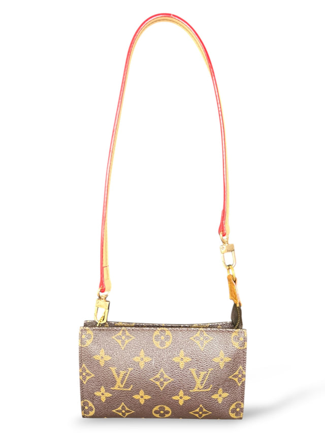 Louis Vuitton Baguette Pochette Accessoires Handtasche Monogram Braun
