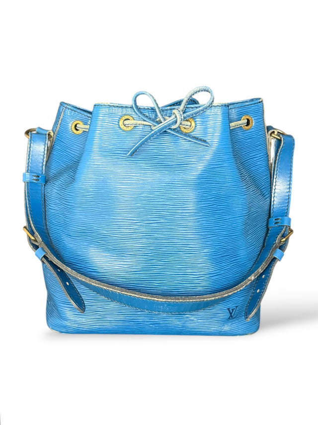 Louis Vuitton Sac Noe Petit Handtasche Epi Leder Blau