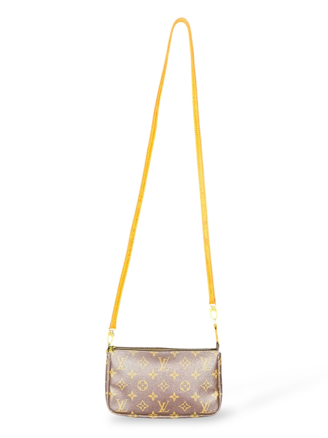 Louis Vuitton Pochette Accessoires Handtasche Monogram Braun