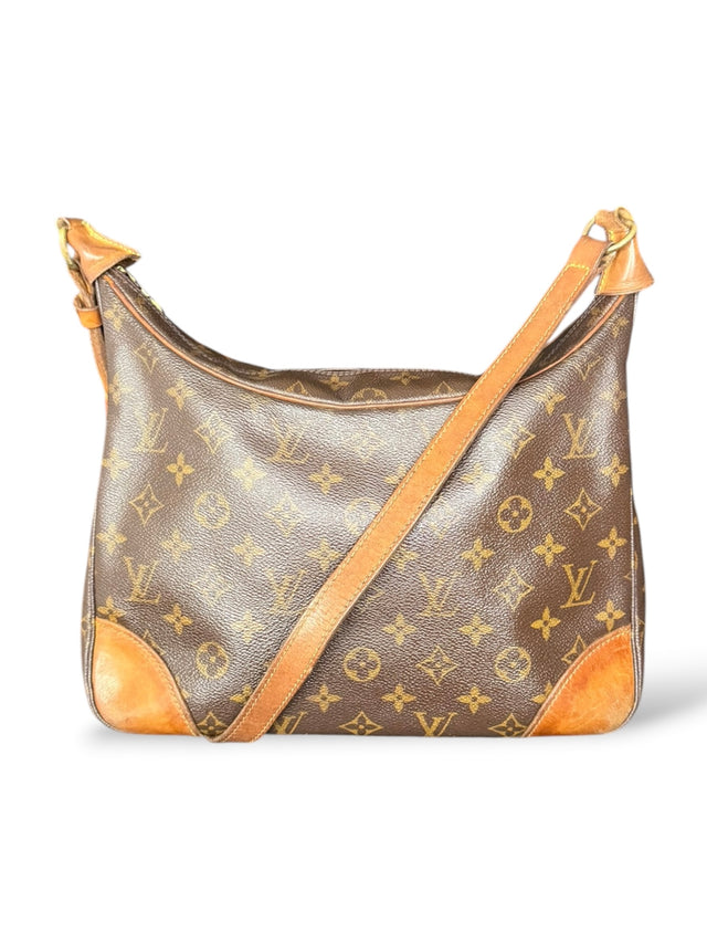 Louis Vuitton Boulogne 30 Handtasche Crossbody Monogram Braun