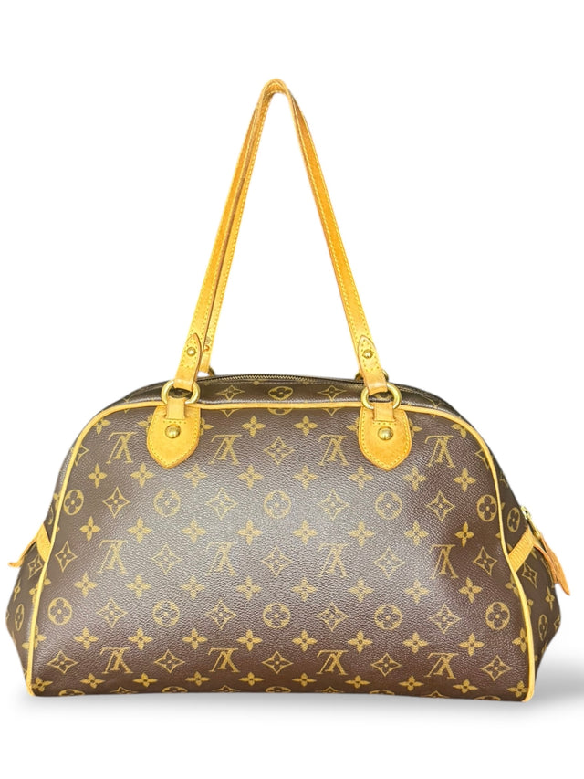 Louis Vuitton Montorgueil GM Handtasche Schultertasche Monogram Braun