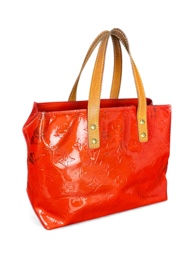 Louis Vuitton Reade PM Handtasche Vernis Monogram Rot