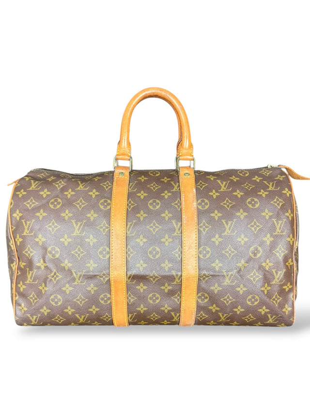 Louis Vuitton Keepall 45 Reisetasche Weekender Tasche Monogram Braun