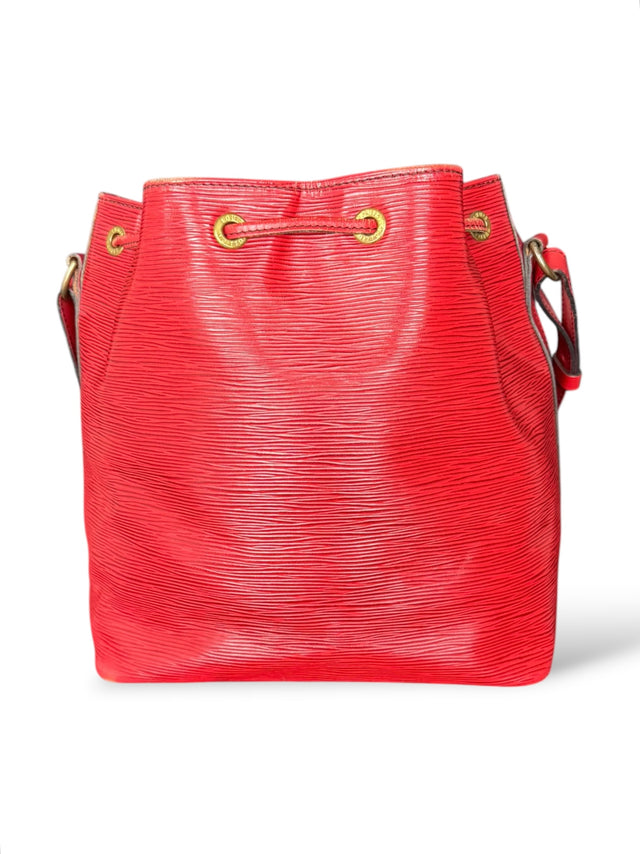 Louis Vuitton Sac Noe Petit Handtasche Epi Leder Rot