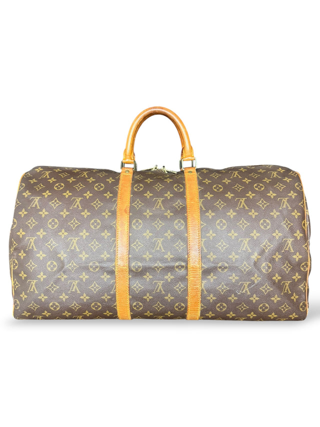 Louis Vuitton Keepall 55 Reisetasche Weekender Tasche Monogram Braun