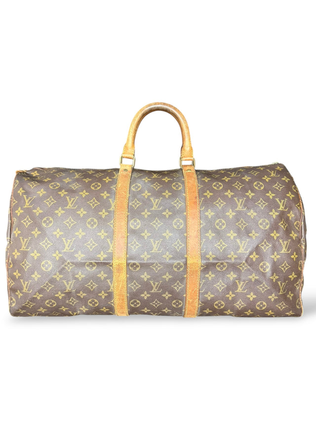 Louis Vuitton Keepall 55 Reisetasche Weekender Tasche Monogram Braun