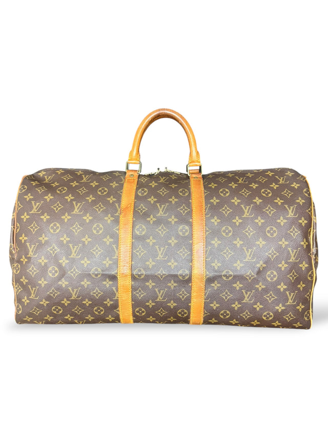 Louis Vuitton Keepall 55 Reisetasche Weekender Tasche Monogram Braun