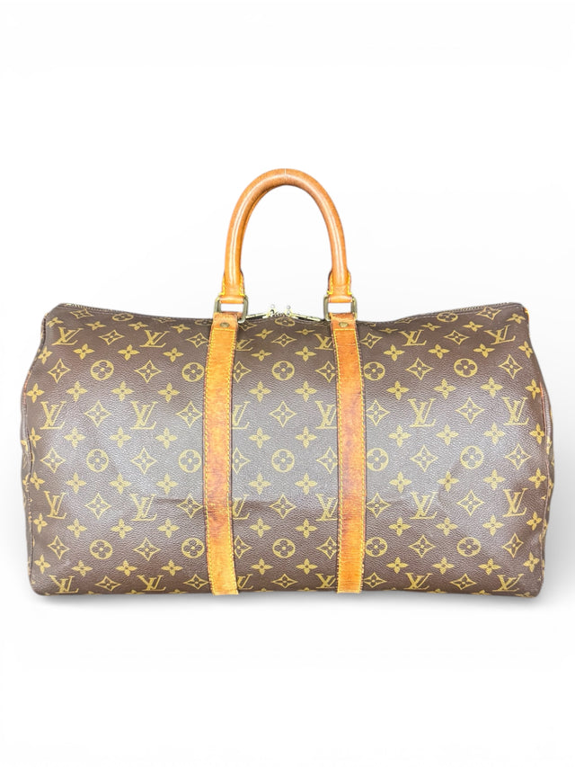 Louis Vuitton Keepall 45 Reisetasche Weekender Tasche Monogram Braun