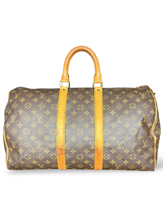 Louis Vuitton Keepall 45 Reisetasche Weekender Tasche Monogram Braun