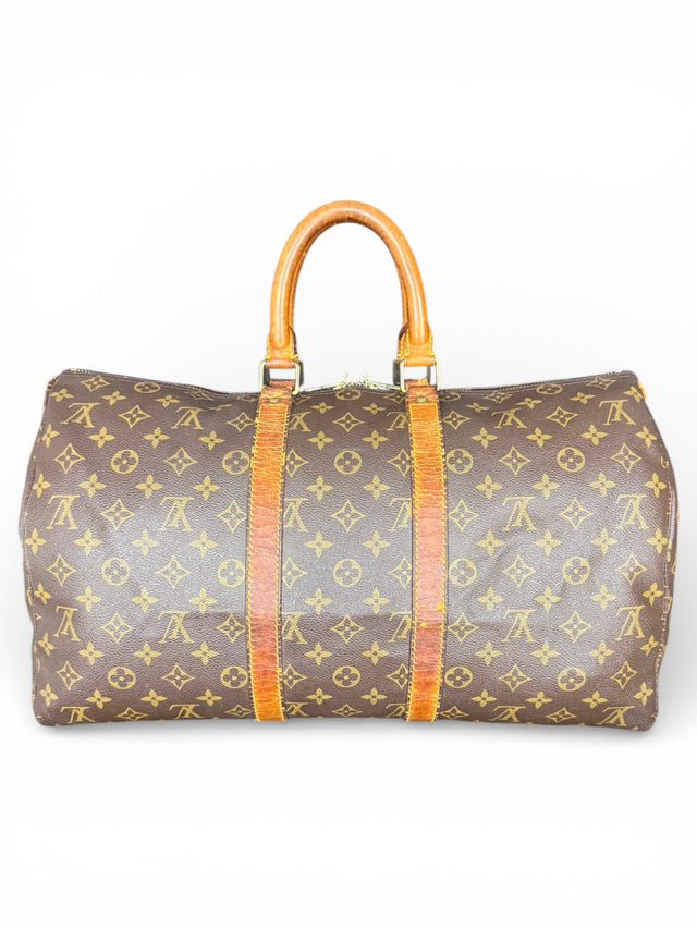 Louis Vuitton Keepall 45 Reisetasche Weekender Tasche Monogram Braun