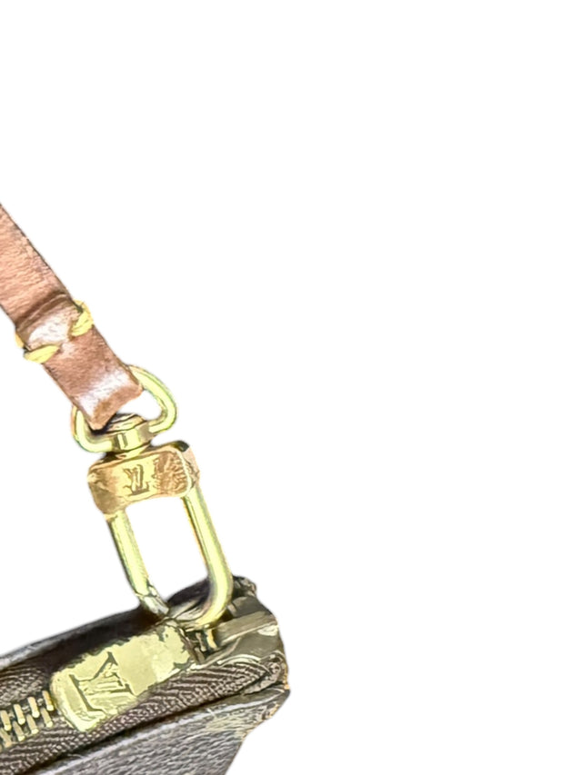 Louis Vuitton Pochette Accessoires Handtasche Monogram Braun