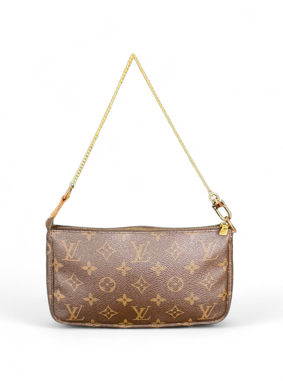 Louis Vuitton Pochette Accessoires Handtasche Monogram Braun