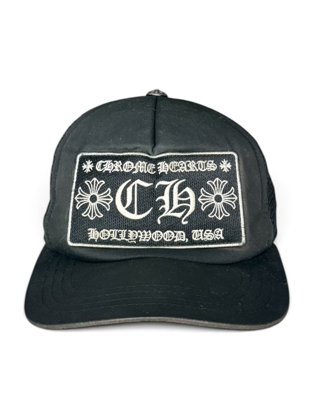 Chrome Hearts Trucker Cap Schwarz Weiß